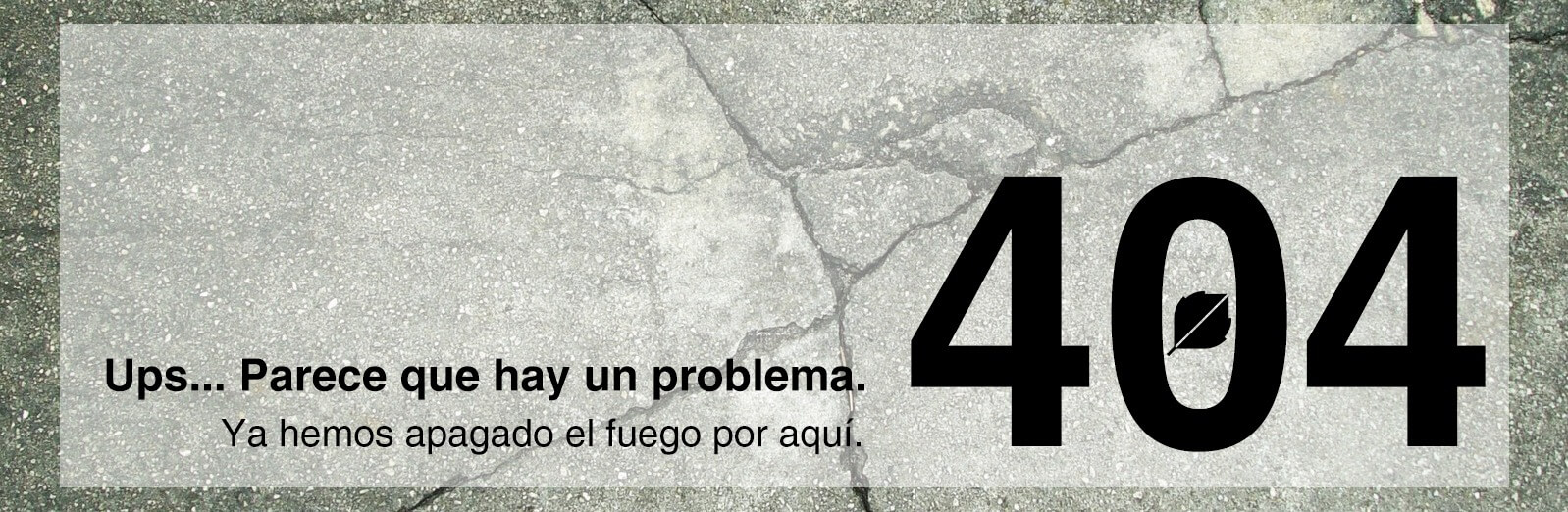 404 page Página no encontrada
