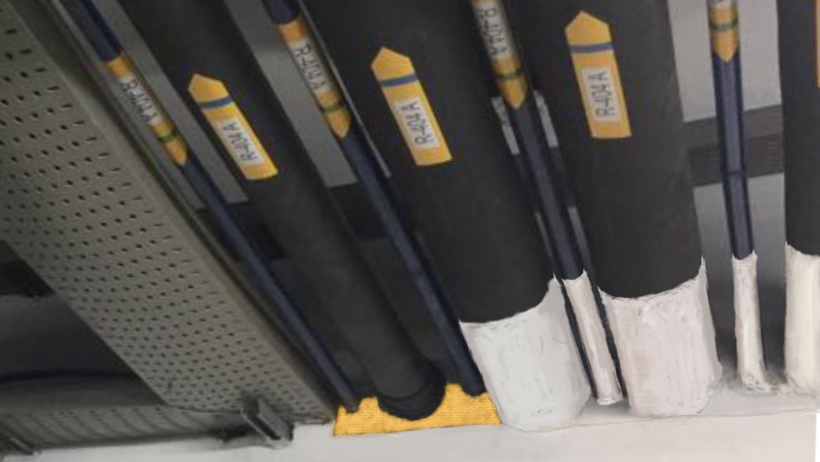 Sellado tubería metálica