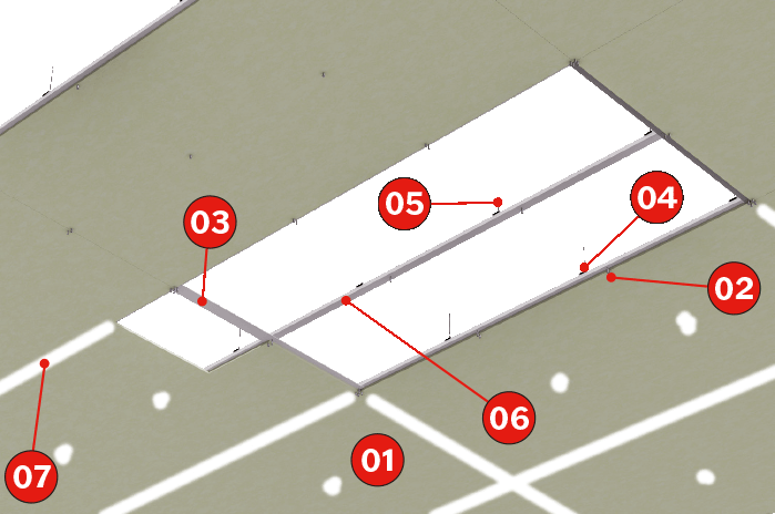 Tecbor-PYL-F_Falsos-Techos-y-proteccion-de-forjados_Falso-Techo-Independiente-13-EI-45_3D-01