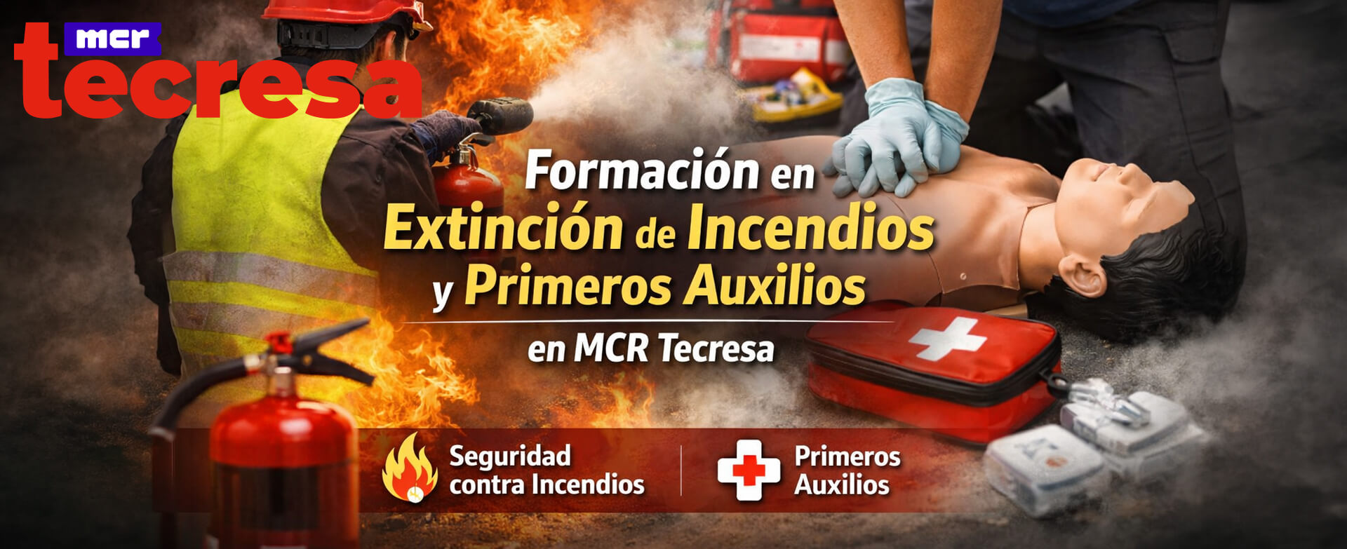 Formación en Extinción de Incendios y Primeros Auxilios en MCR Tecresa