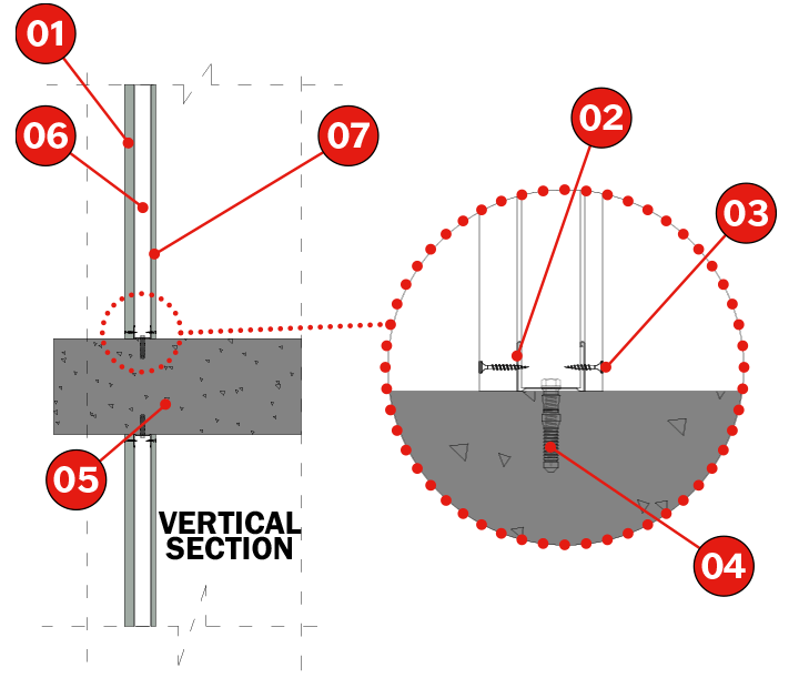 Tecbor_Curtain-Walls_Without-Crossing-System-EI90_Detail-01 Tecbor Boards Catalogue